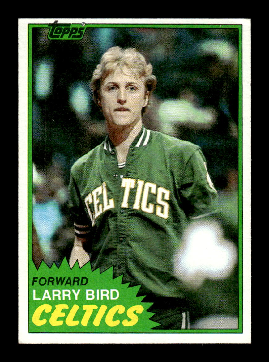 1981-82 Topps #4 Larry Bird Boston Celtics EX HOF10011154