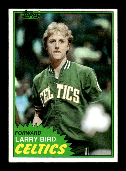 1981-82 Topps #4 Larry Bird Boston Celtics EX HOF10011154