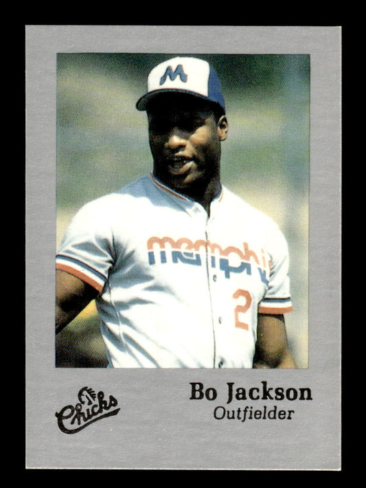 1986 Time Out Sports Memphis Chicks Silver Bo Jackson NMT HOF10011161