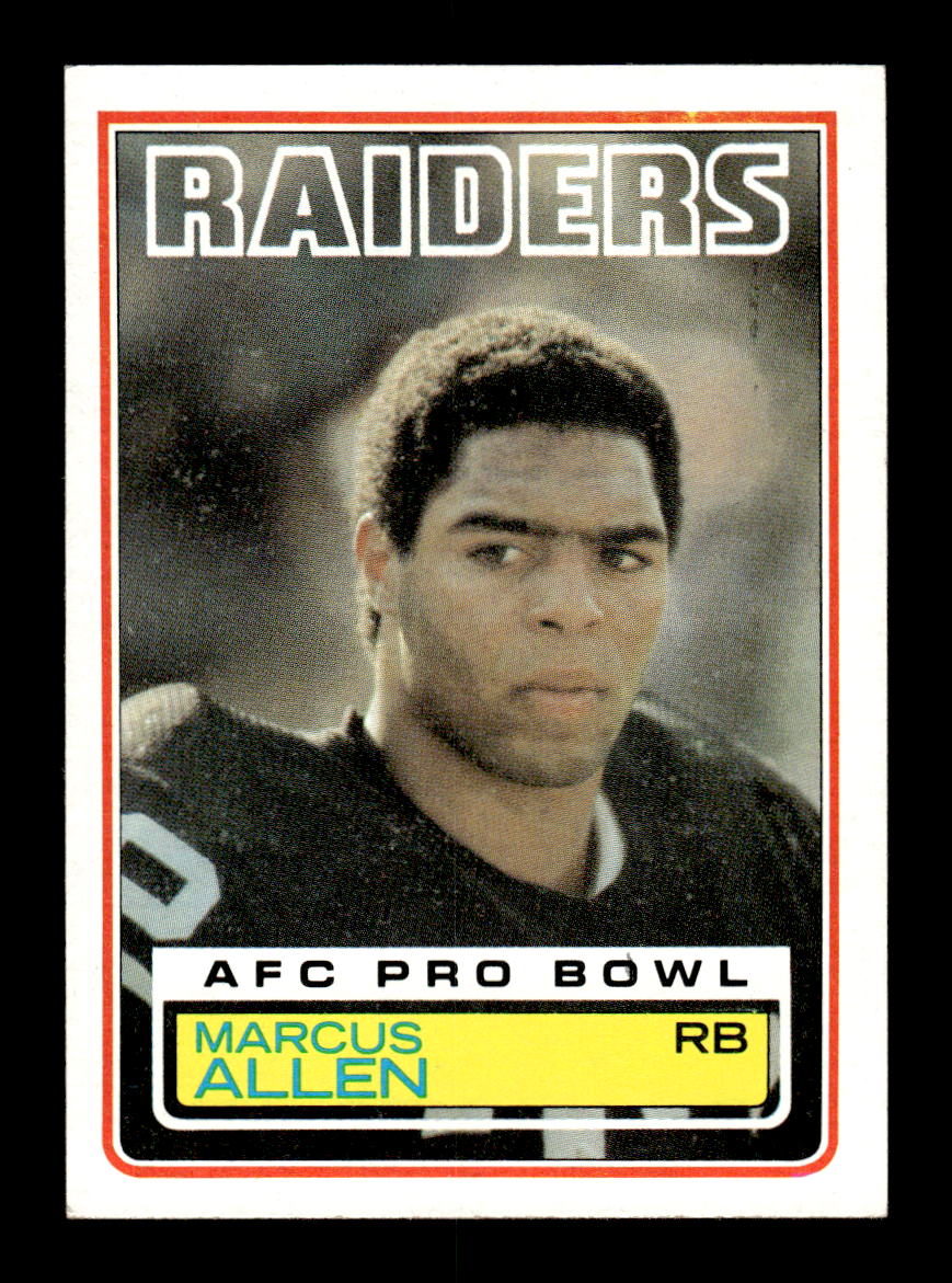 1983 Topps #294 Marcus Allen Los Angeles Raiders EX HOF10011169