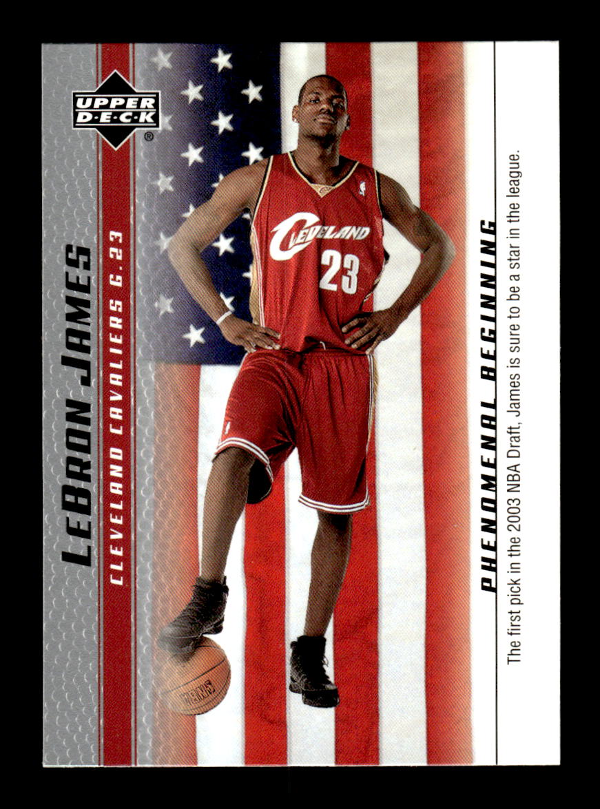 2003-04 UD LeBron James Phenomenal Beginning #20 RC NMT HOF10011171