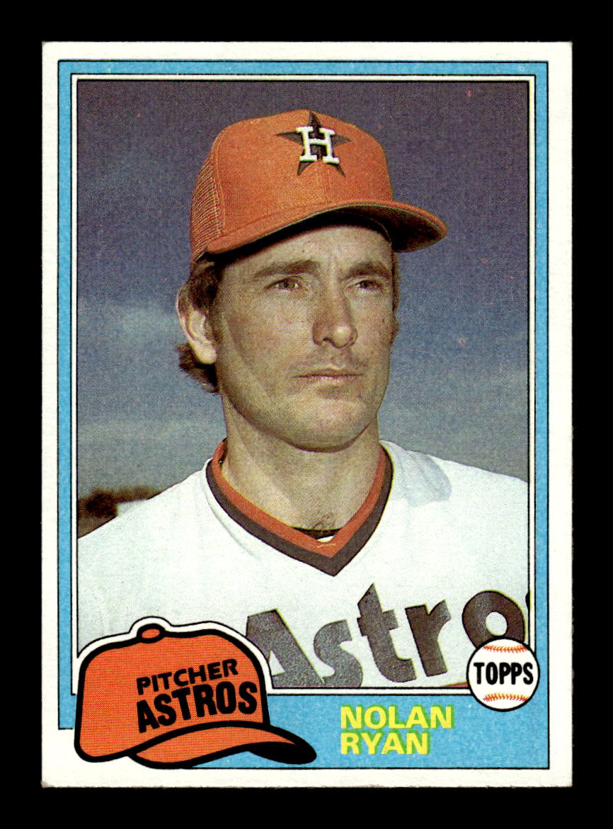 1981 Topps #240 Nolan Ryan Houston Astros EX HOF10011179