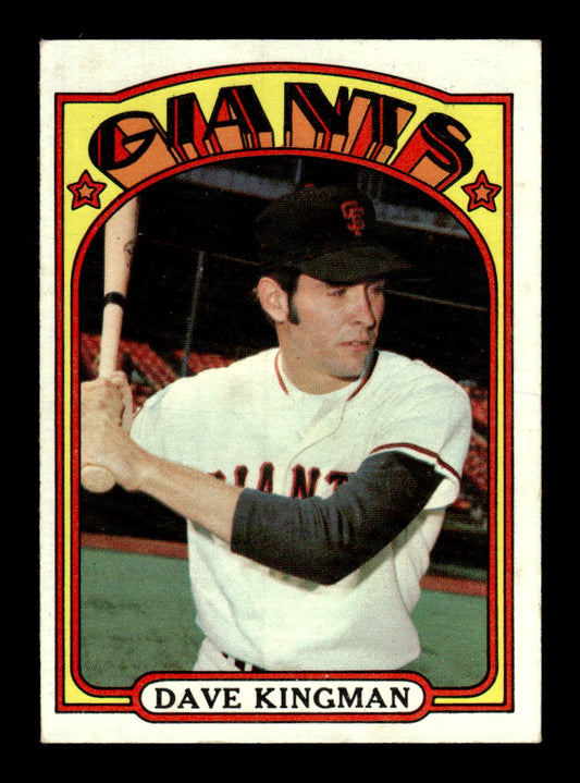 1972 Topps #147 Dave Kingman RC San Francisco Giants EX HOF10011180