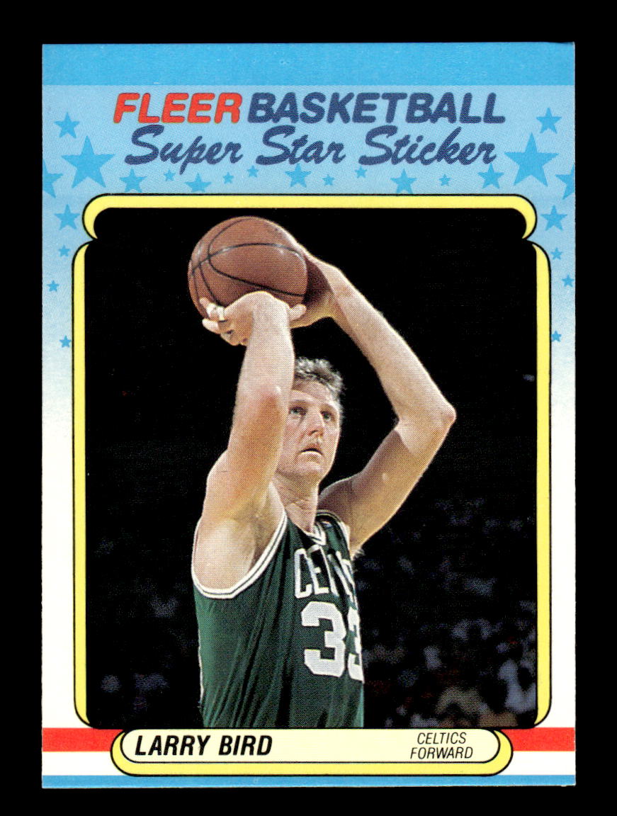 1988-89 Fleer #2 Larry Bird Boston Celtics EX HOF10011181
