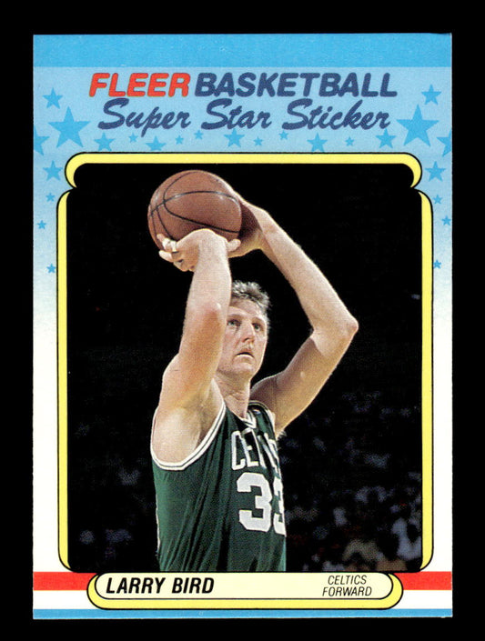 1988-89 Fleer #2 Larry Bird Boston Celtics EX HOF10011181