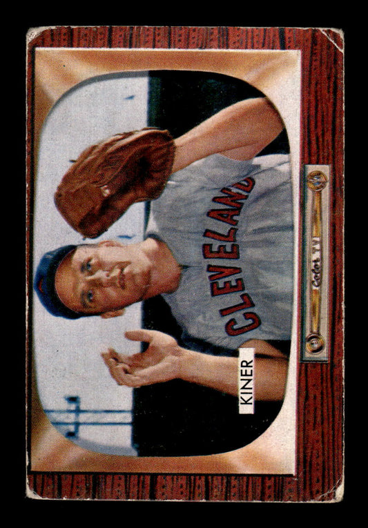 1955 Bowman #197 Ralph Kiner Cleveland Indians G/VG HOF10011182