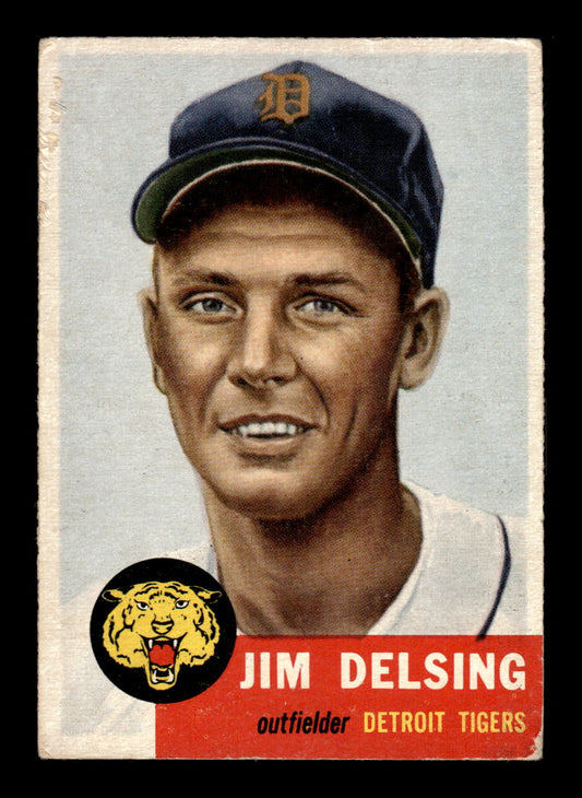 1953 Topps #239 Jim Delsing Detroit Tigers G/VG HOF10011183