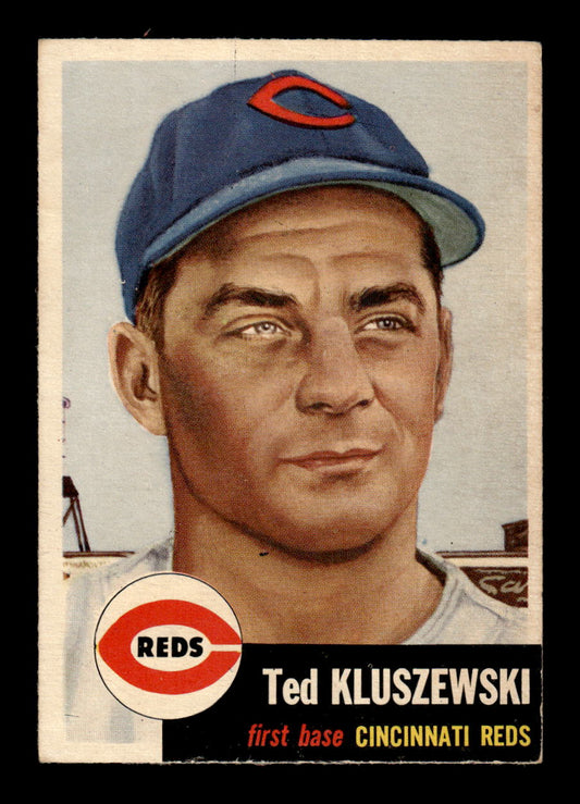 1953 Topps #162 Ted Kluszewski Cincinnati Reds VG HOF10011190