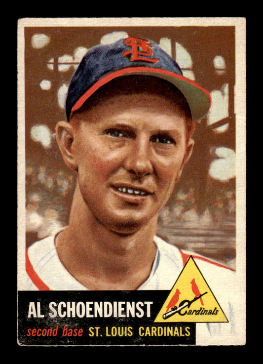 1953 Topps #78 Al Schoendienst St. Louis Cardinals VG HOF10011195