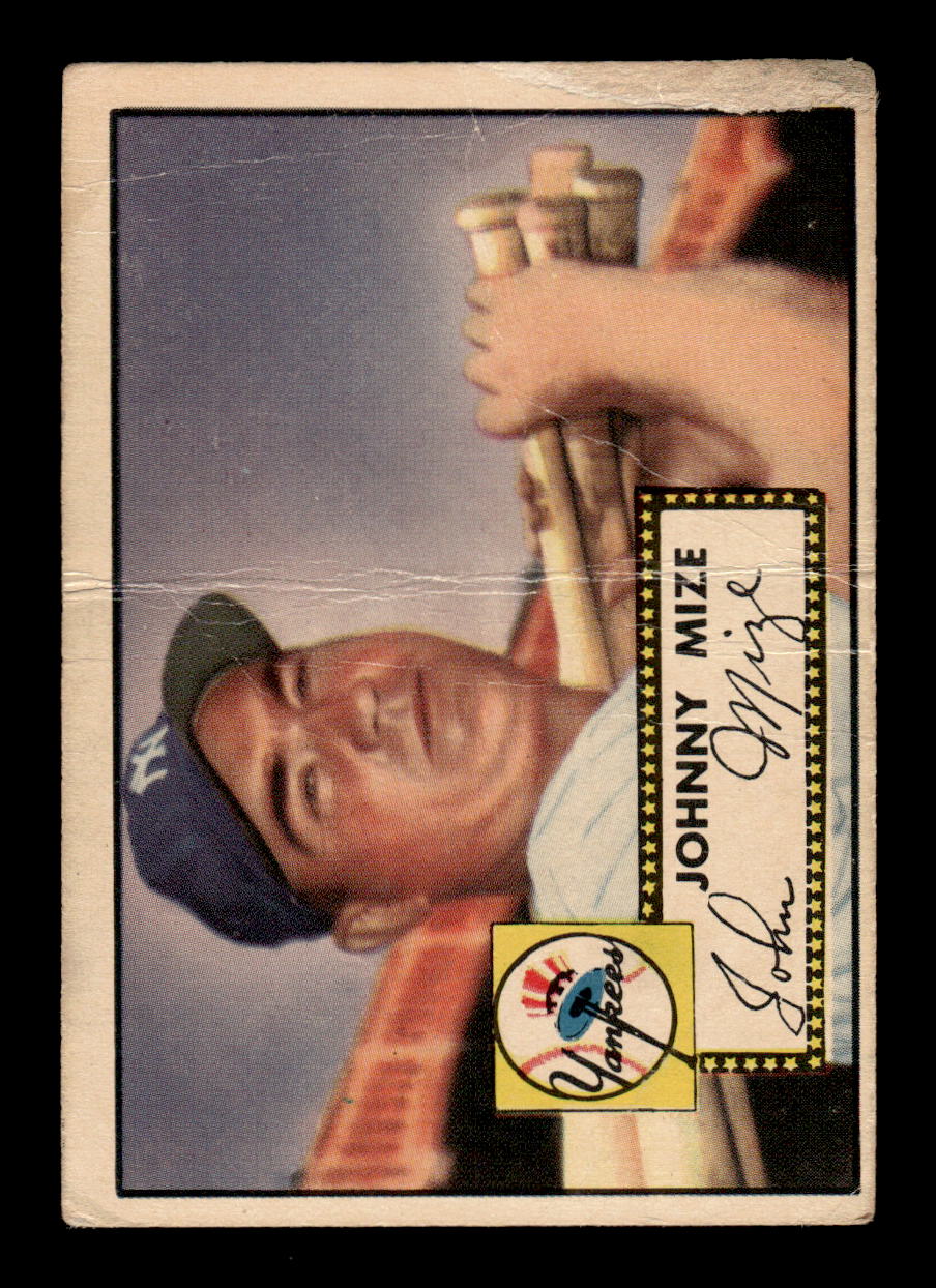 1952 Topps #129 Johnny Mize New York Yankees Poor HOF10011204
