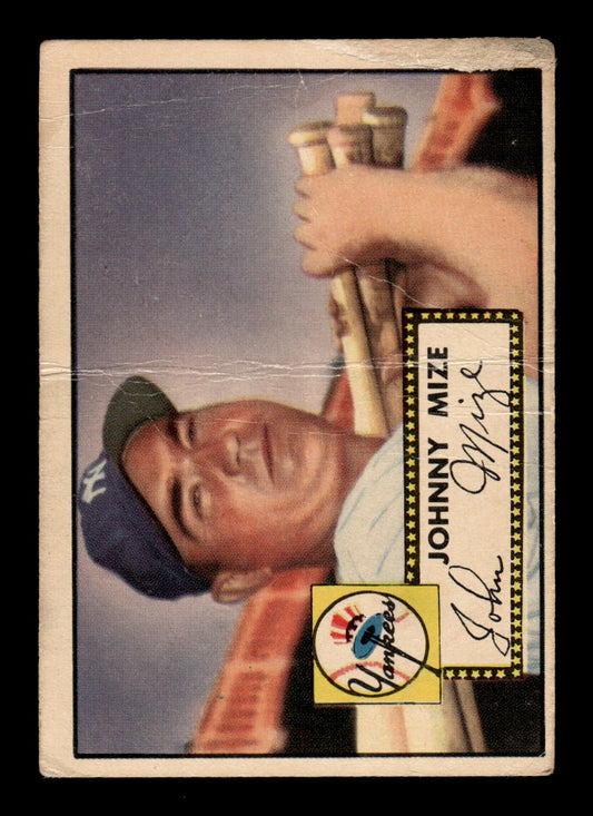 1952 Topps #129 Johnny Mize New York Yankees Poor HOF10011204