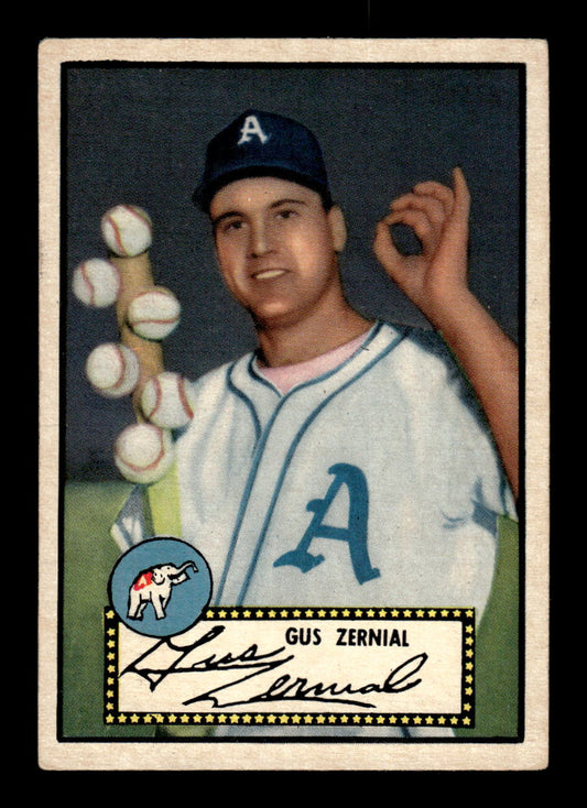 1952 Topps #31 Gus Zernial Black Back VGEX HOF10011209