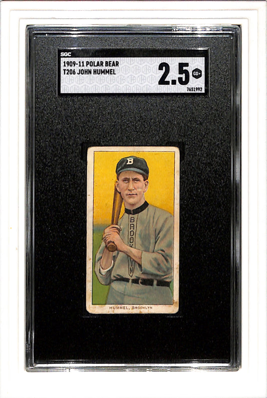 1909-11 Polar Bear T206 John Hummel SGC 2.5 SN 7651992