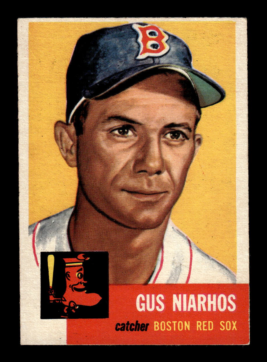 1953 Topps #63 Gus Niarhos No Creases VGEX HOF10011233