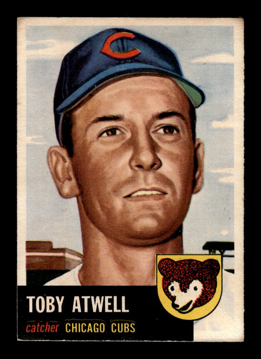 1953 Topps #23 Toby Atwell Chicago Cubs VGEX HOF10011244