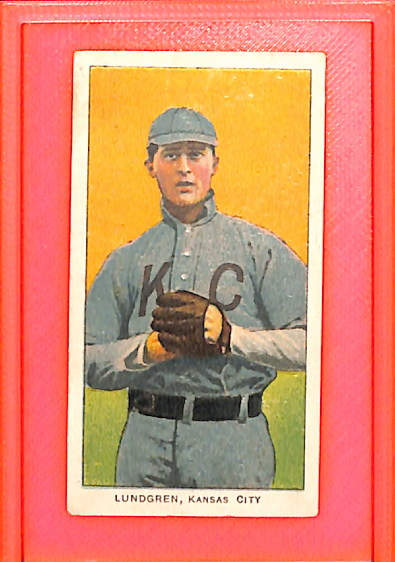 1909-11 T206 Carl Lundgren Kansas City Blues SHARP VGEX HOF10011246