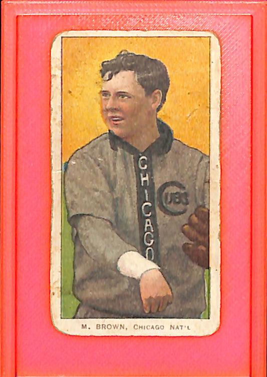 1909-11 T206 Mordecai Brown Chicago Cubs Polar Bear Poor HOF10011254