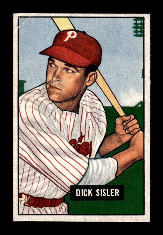 1951 Bowman #52 Dick Sisler Philadelphia Phillies G/VG HOF10011262