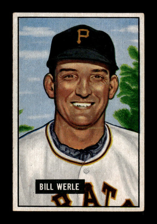 1951 Bowman #64 Bill Werle Pittsburgh Pirates G/VG HOF10011263