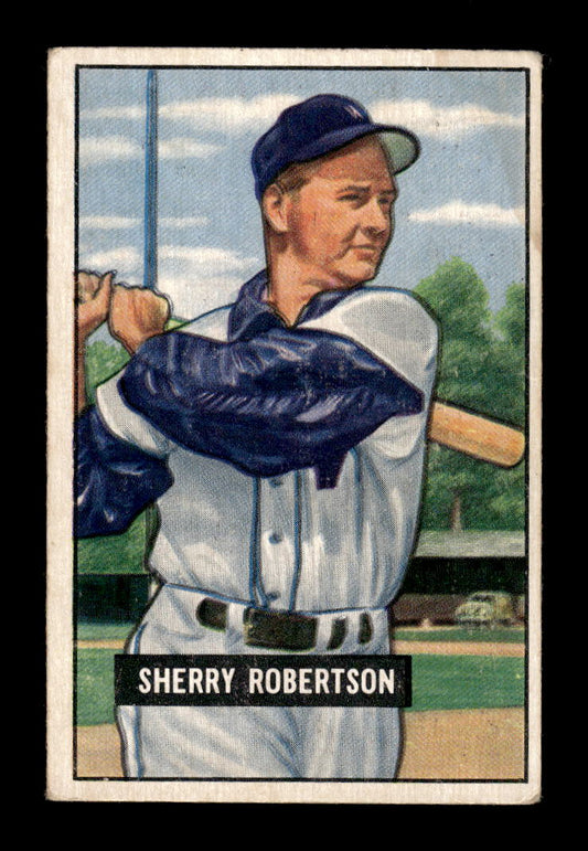 1951 Bowman #95 Sherry Robertson Washington Senators G/VG HOF10011266