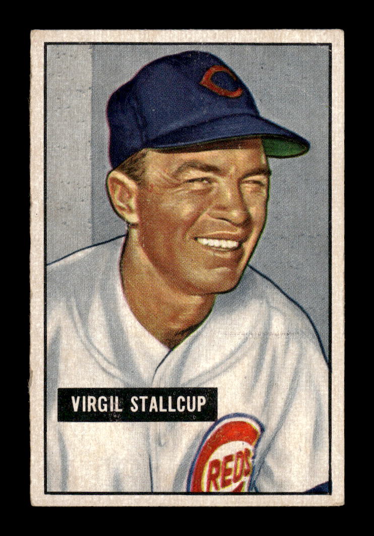 1951 Bowman #108 Virgil Stallcup Cincinnati Reds G/VG HOF10011268