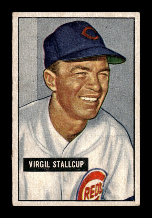 1951 Bowman #108 Virgil Stallcup Cincinnati Reds G/VG HOF10011268