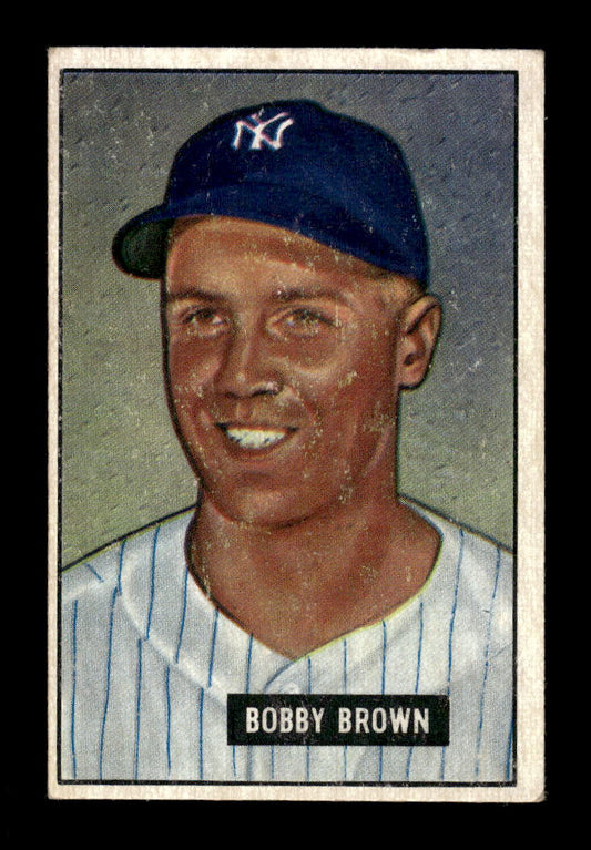 1951 Bowman #110 Bobby Brown New York Yankees G/VG HOF10011269