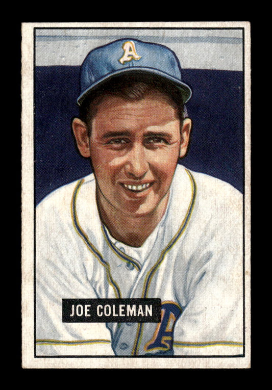 1951 Bowman #120 Joe Coleman Philadelphia Athletics G/VG HOF10011271