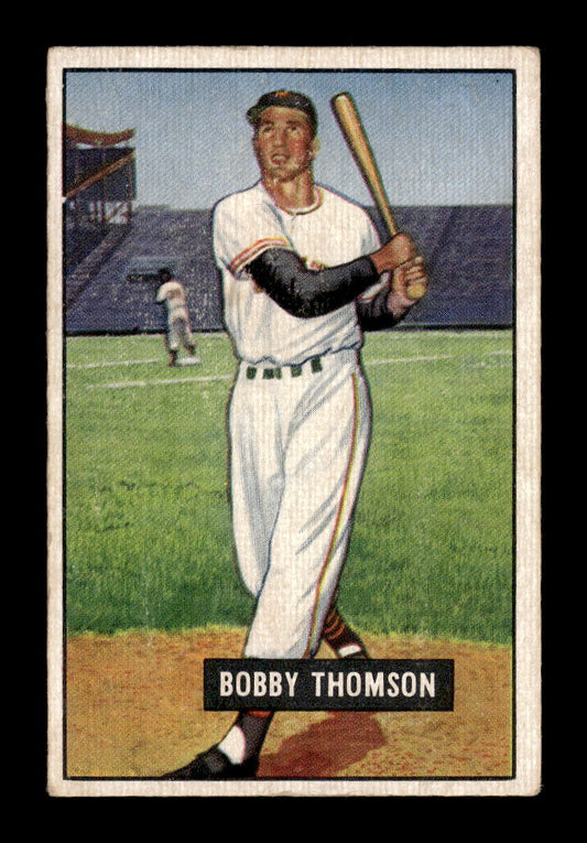 1951 Bowman #126 Bobby Thomson New York Giants VG HOF10011272