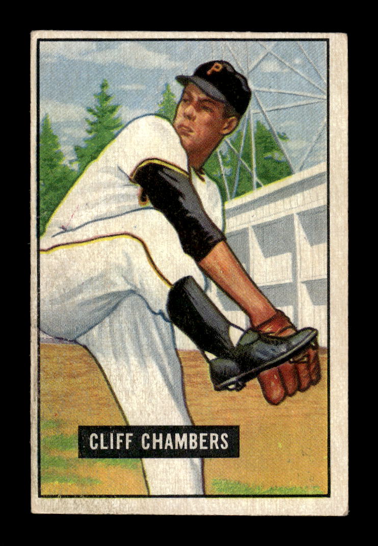 1951 Bowman #131 Cliff Chambers Pittsburgh Pirates G/VG HOF10011275