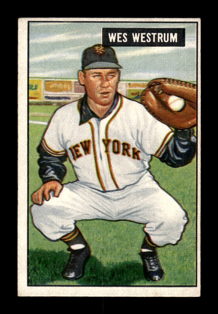 1951 Bowman #161 Wes Westrum New York Giants G/VG HOF10011289