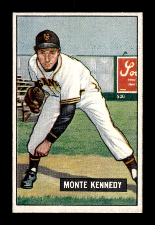 1951 Bowman #163 Monte Kennedy New York Giants G/VG HOF10011290