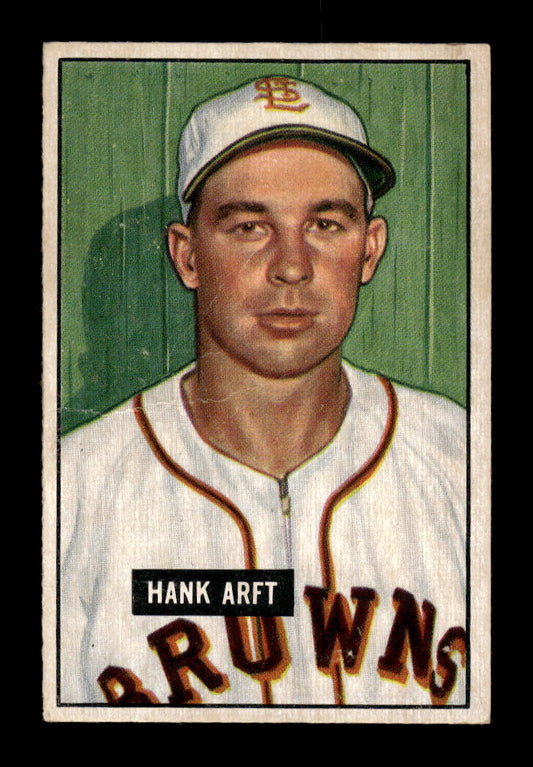 1951 Bowman #173 Hank Arft St. Louis Browns G/VG HOF10011294