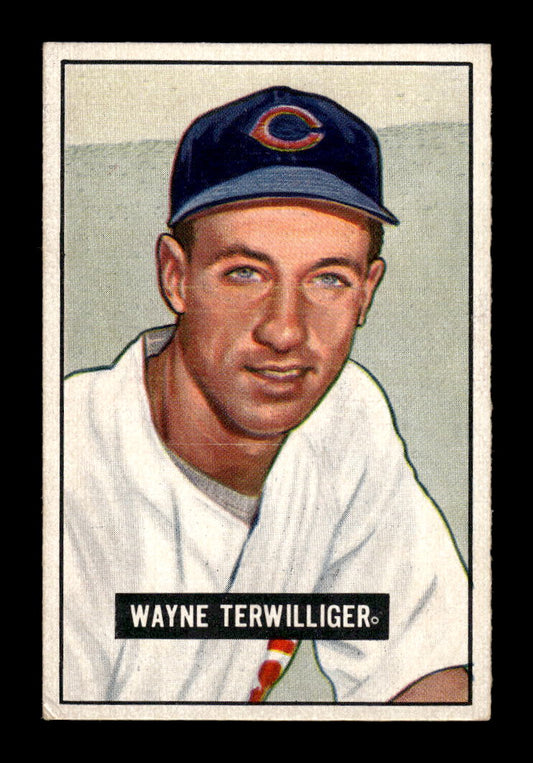 1951 Bowman #175 Wayne Terwilliger Chicago Cubs G/VG HOF10011296