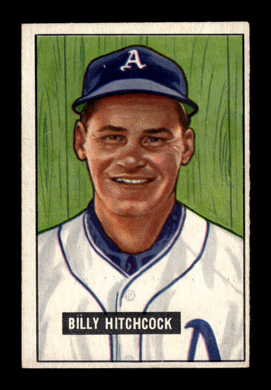 1951 Bowman #191 Billy Hitchcock Philadelphia Athletics G/VG HOF10011302