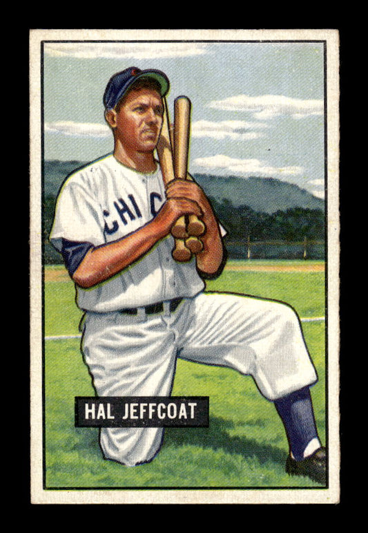 1951 Bowman #211 Hal Jeffcoat Chicago Cubs G/VG HOF10011310