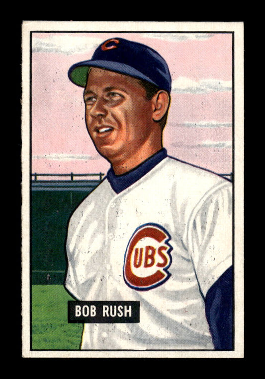 1951 Bowman #212 Bob Rush Chicago Cubs EX HOF10011311