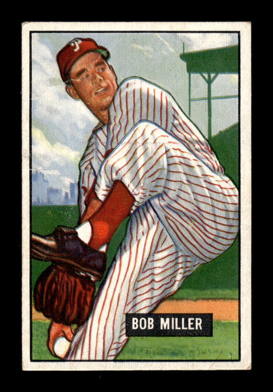 1951 Bowman #220 Bob Miller Philadelphia Phillies G/VG HOF10011314