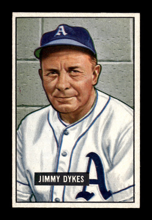 1951 Bowman #226 Jimmy Dykes Philadelphia Athletics G/VG HOF10011317