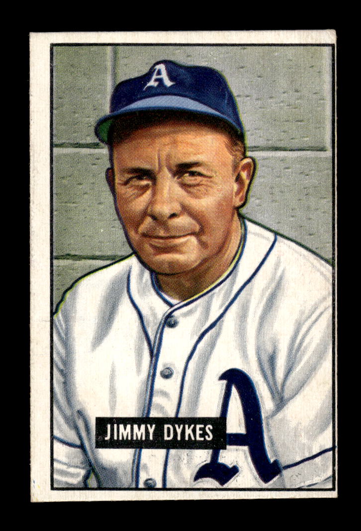 1951 Bowman #226 Jimmy Dykes Philadelphia Athletics G/VG HOF10011318