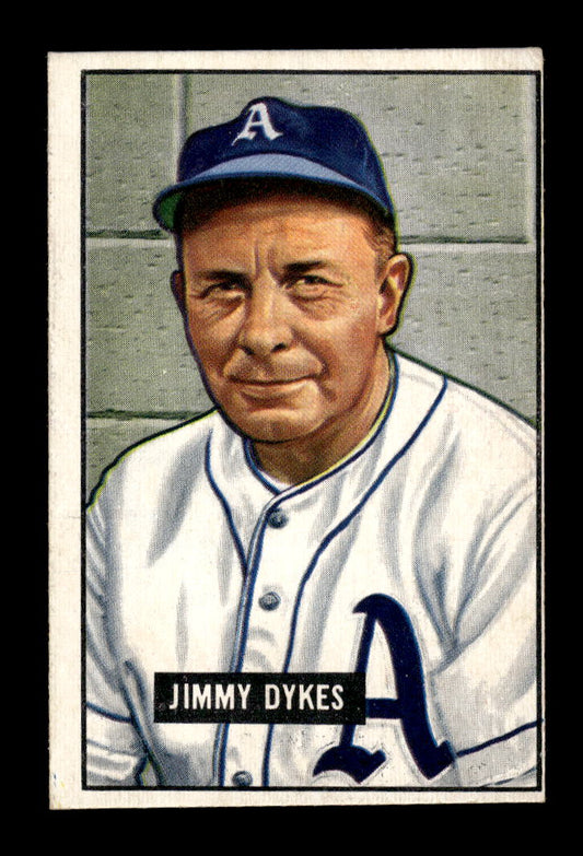 1951 Bowman #226 Jimmy Dykes Philadelphia Athletics G/VG HOF10011318