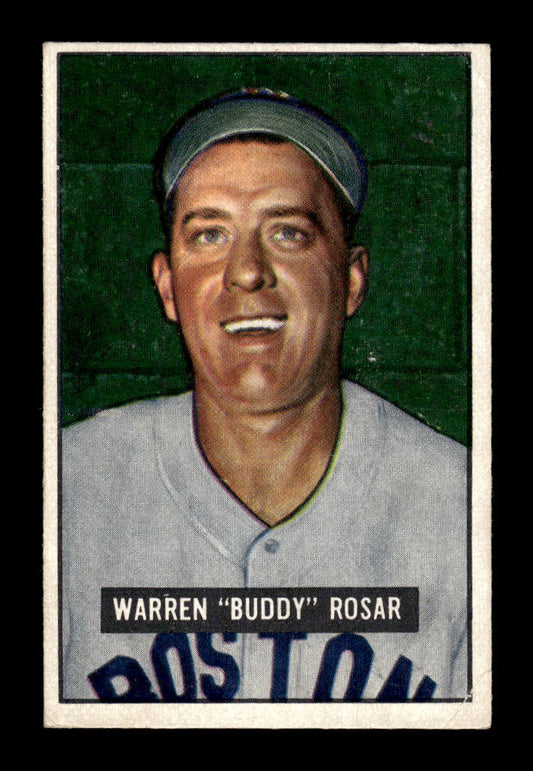 1951 Bowman #236 Buddy Rosar Boston Red Sox G/VG HOF10011319