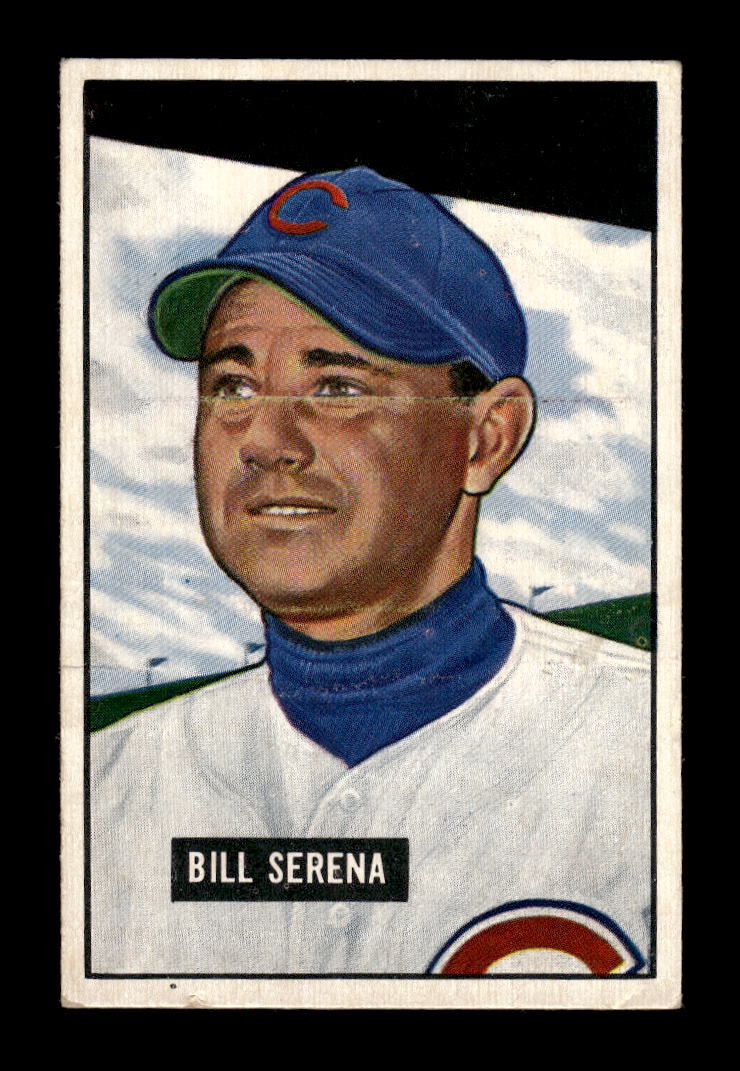 1951 Bowman #246 Bill Serena Chicago Cubs G/VG HOF10011320