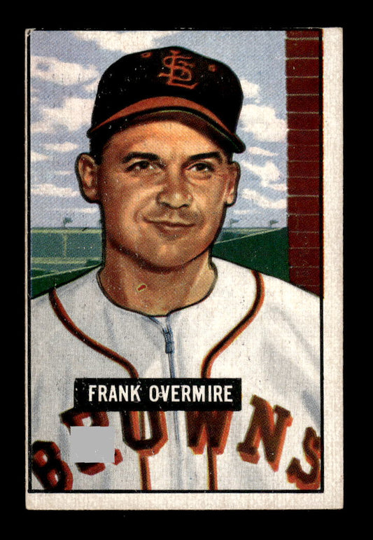 1951 Bowman #280 Frank Overmire New York Yankees G/VG HOF10011322