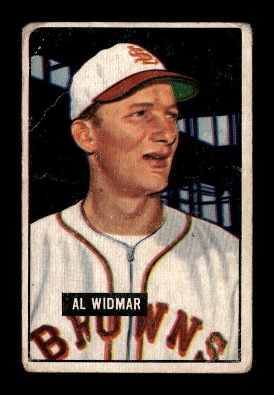 1951 Bowman #281 Al Widmar St. Louis Browns G/VG HOF10011323