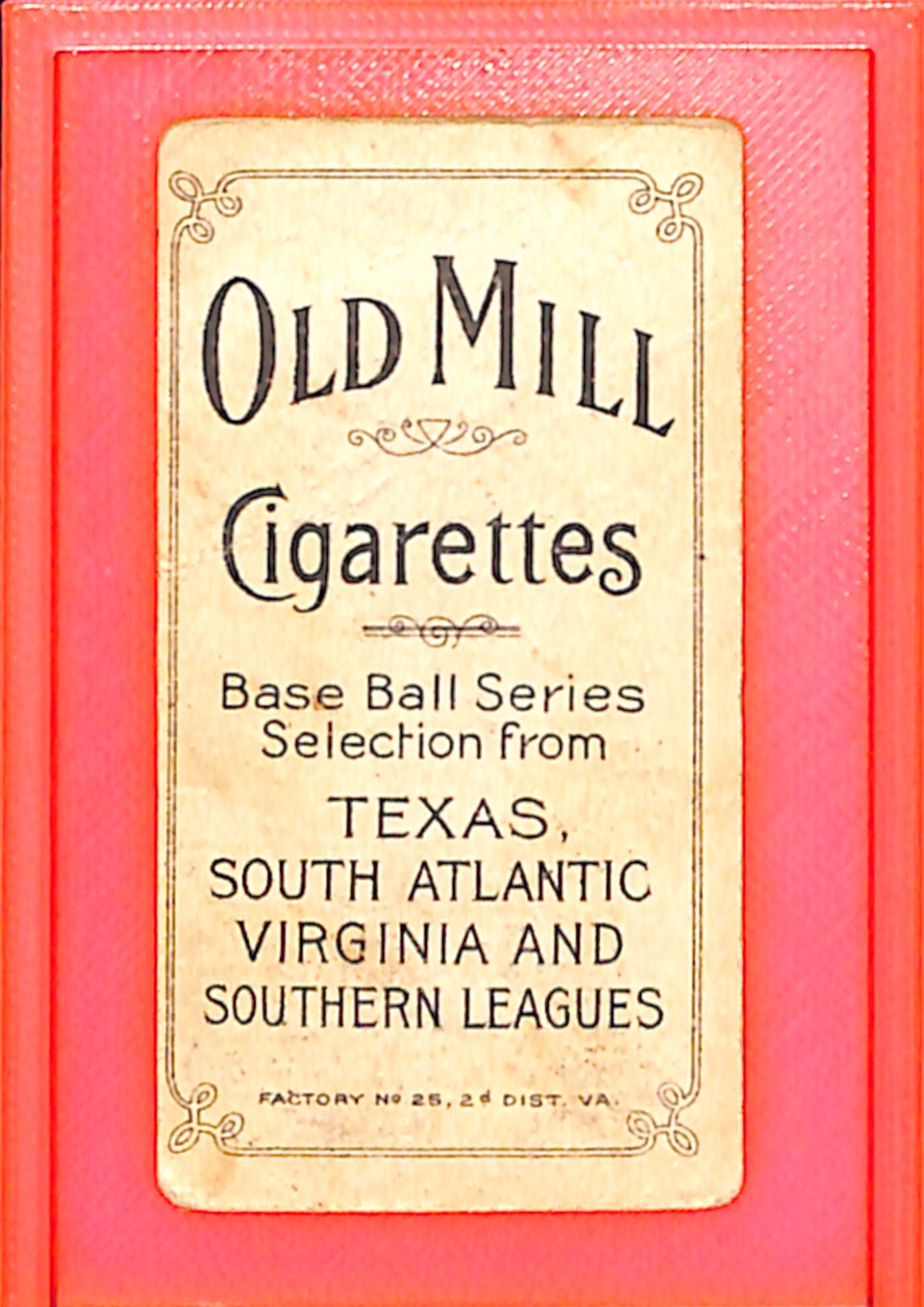 1909-11 T206 Molly Miller Dallas Giants Old Mill G/VG HOF10011324