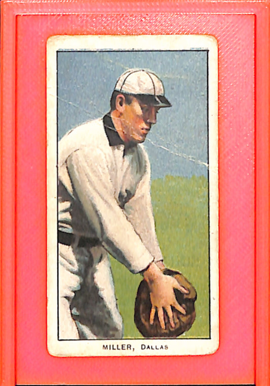 1909-11 T206 Molly Miller Dallas Giants Old Mill G/VG HOF10011324