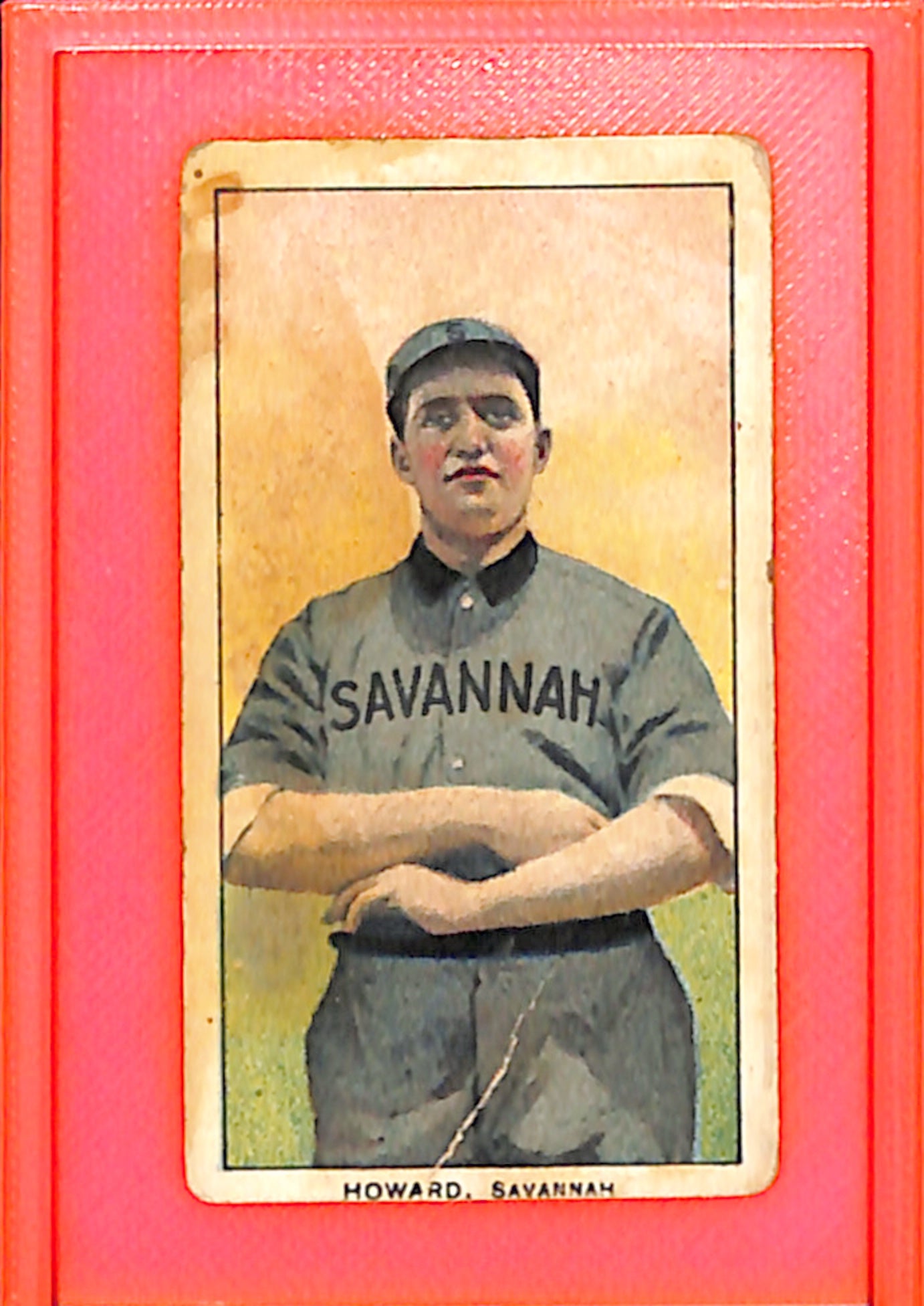 1909-11 T206 Ernie Howard Savannah Indians Old Mill G/VG HOF10011325