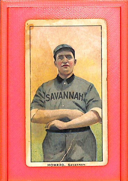 1909-11 T206 Ernie Howard Savannah Indians Old Mill G/VG HOF10011325