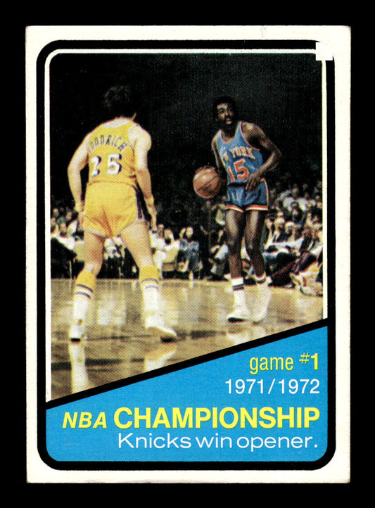 1972-73 Topps #154 1971-72 NBA Finals Game Poor HOF10011342